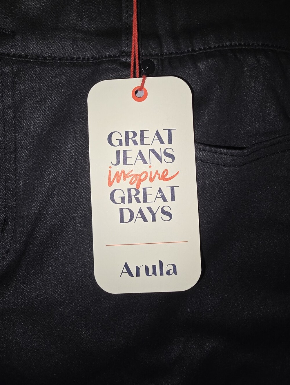 Arula High-Waist Black Skinny Jeans NWT‎ sz 14 - Picture 4 of 7